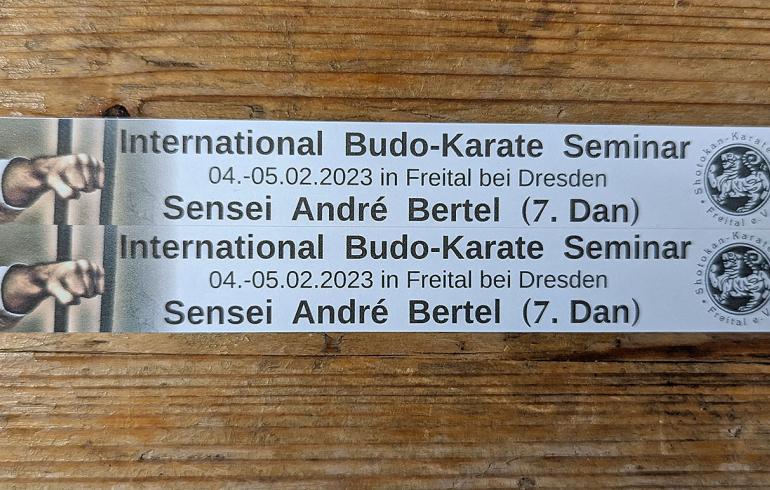Kyuyosan Karate Andre Bertel Freital 2023 Lehrgang